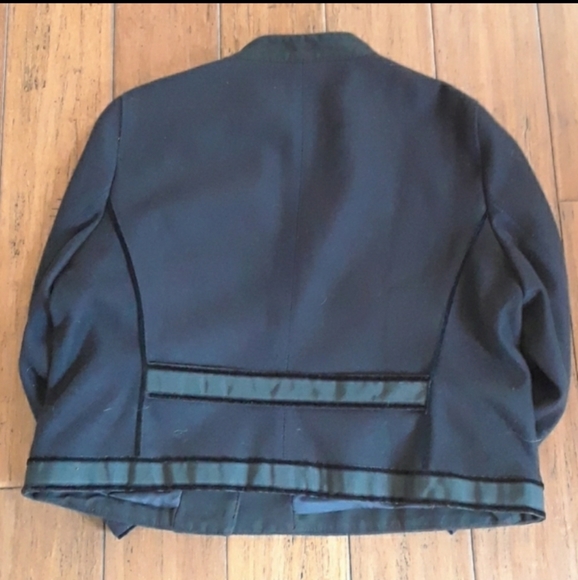 Zara EUC WOOL velvet 3/4 sleeve jacket - Picture 3 of 7